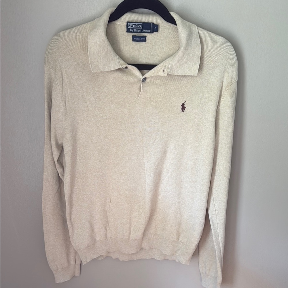 Polo by Ralph Lauren Beige Sweater for Men
